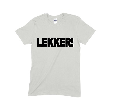 T-shirt Men’s LEKKER White – Biltong and Boerewors